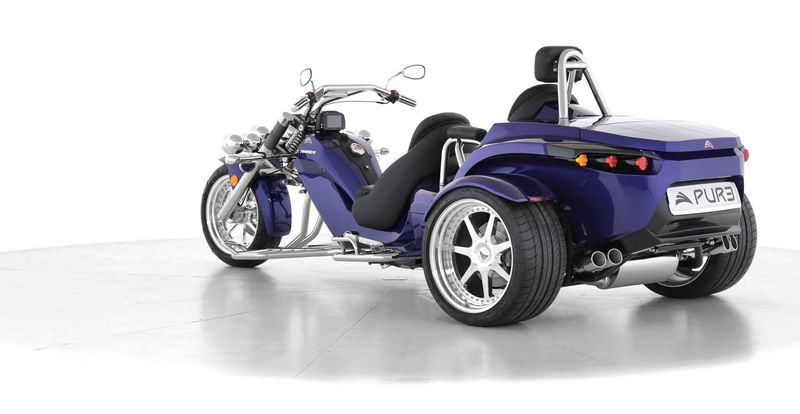 rewaco Trike PUR3 Gran Turismo First Edition deep blue to black